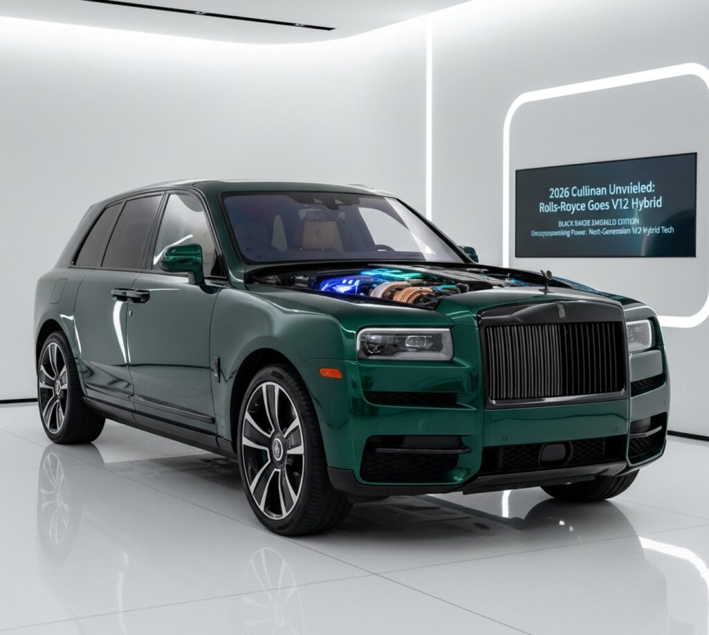 2026 Cullinan Unveiled: Rolls-Royce Goes V12 Hybrid