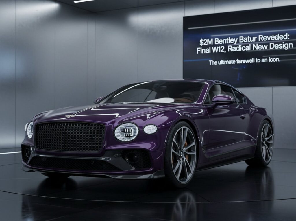 $2M Bentley Batur Revealed: Final W12, Radical New Design