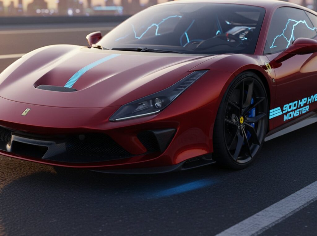 Ferrari’s New 900-HP F8 Pista: A Hybrid Monster