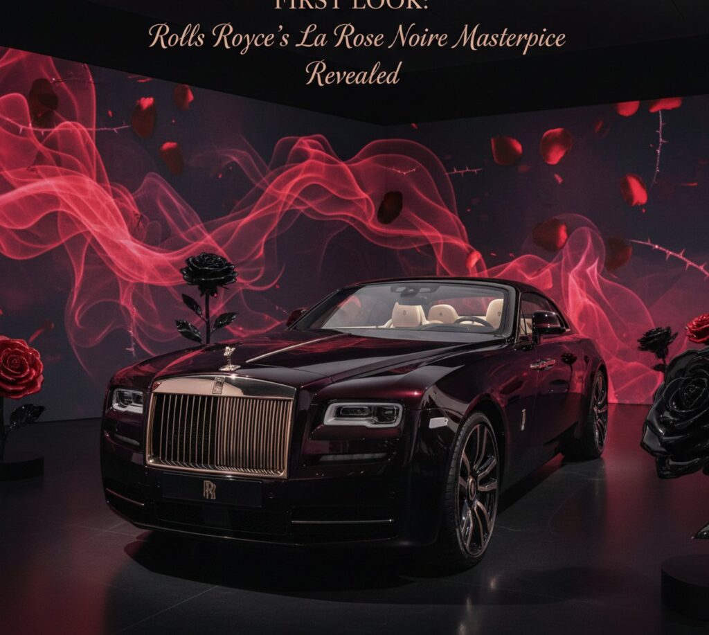 FIRST LOOK: Rolls-Royce’s La Rose Noire Masterpiece Revealed