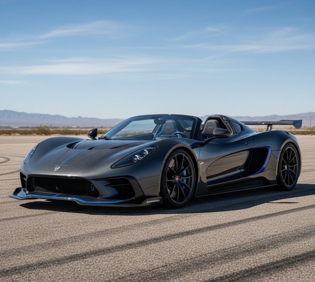 Hennessey Unleashes Topless Venom F5 Track Monster