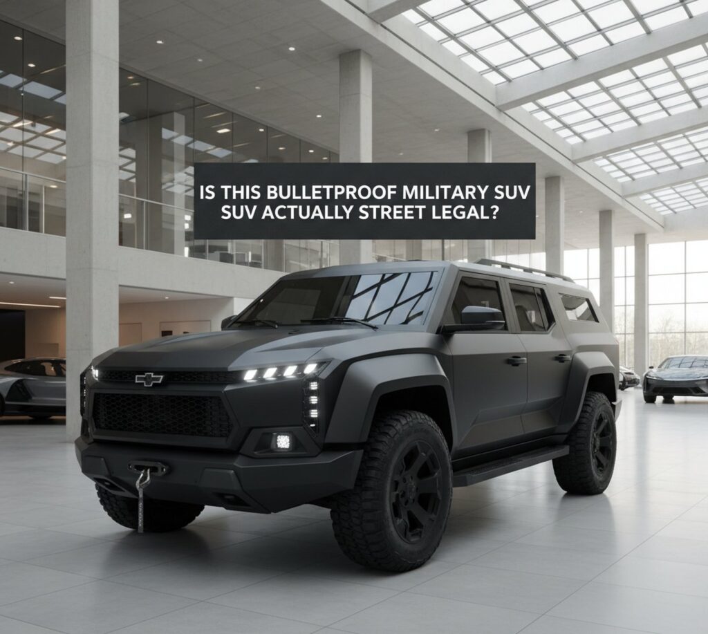 Is This Bulletproof Military SUV Actually Street Legal?