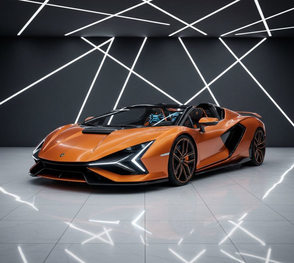 Lambo’s New $3.9M Sian Roadster: A V12 Hybrid Beast