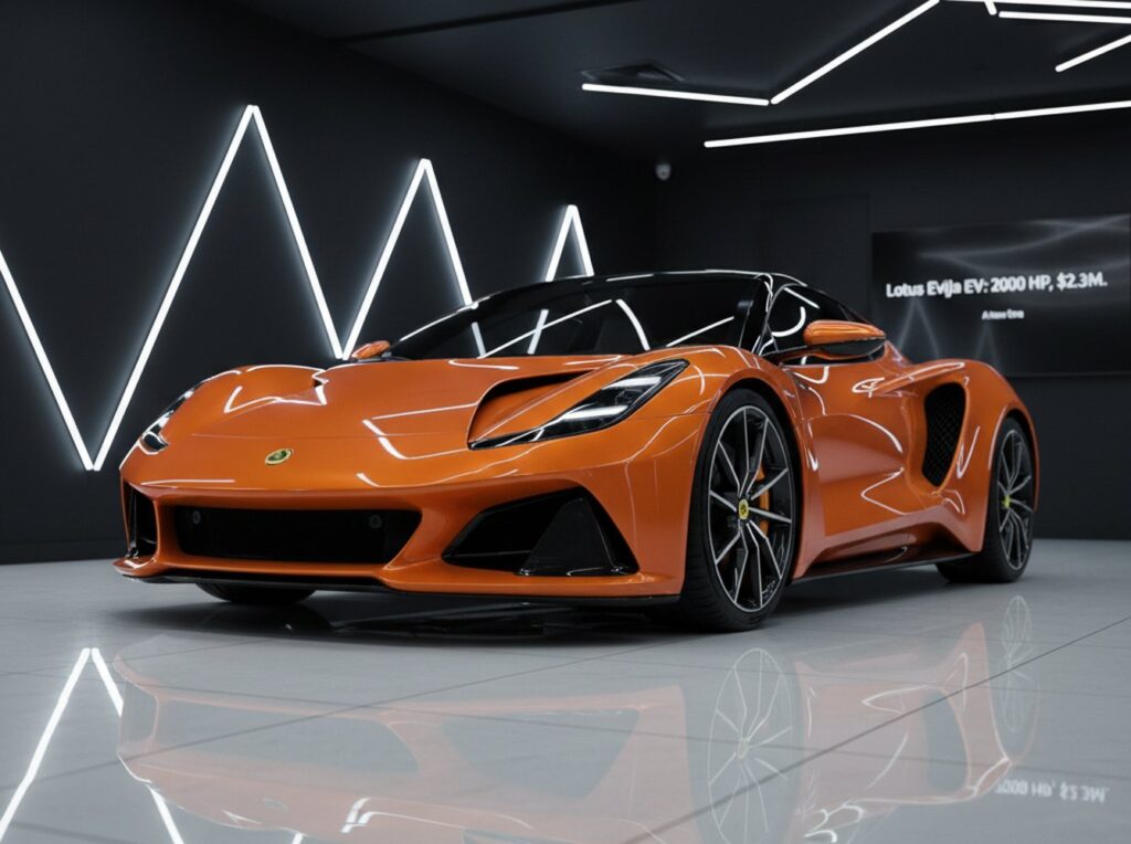 Lotus Evija EV Stuns: 2,000 HP, $2.3M Hypercar Breaks Cover