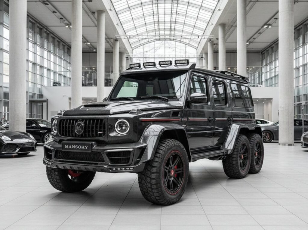 Mansory Reveals $1.3M Gronos 6×6 Carbon Beast